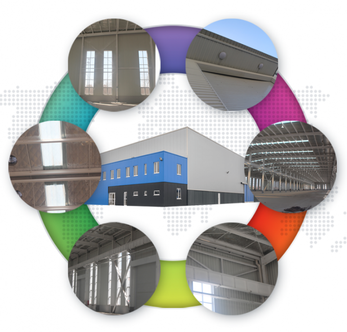 Bangunan Konstruksi Baja Logam gudang bengkel garasi perumahan 0