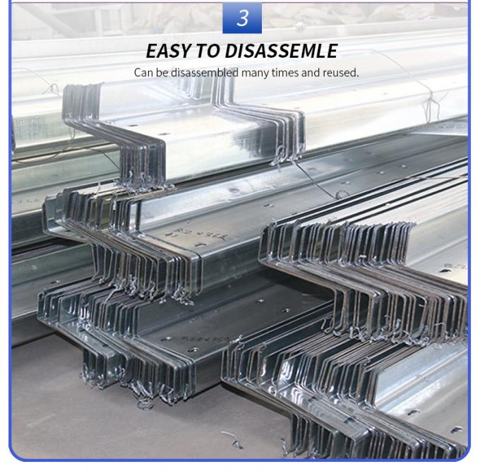 Struktur Baja Grid Fabrikasi Bangunan Gudang Hot Dip Galvanized 2